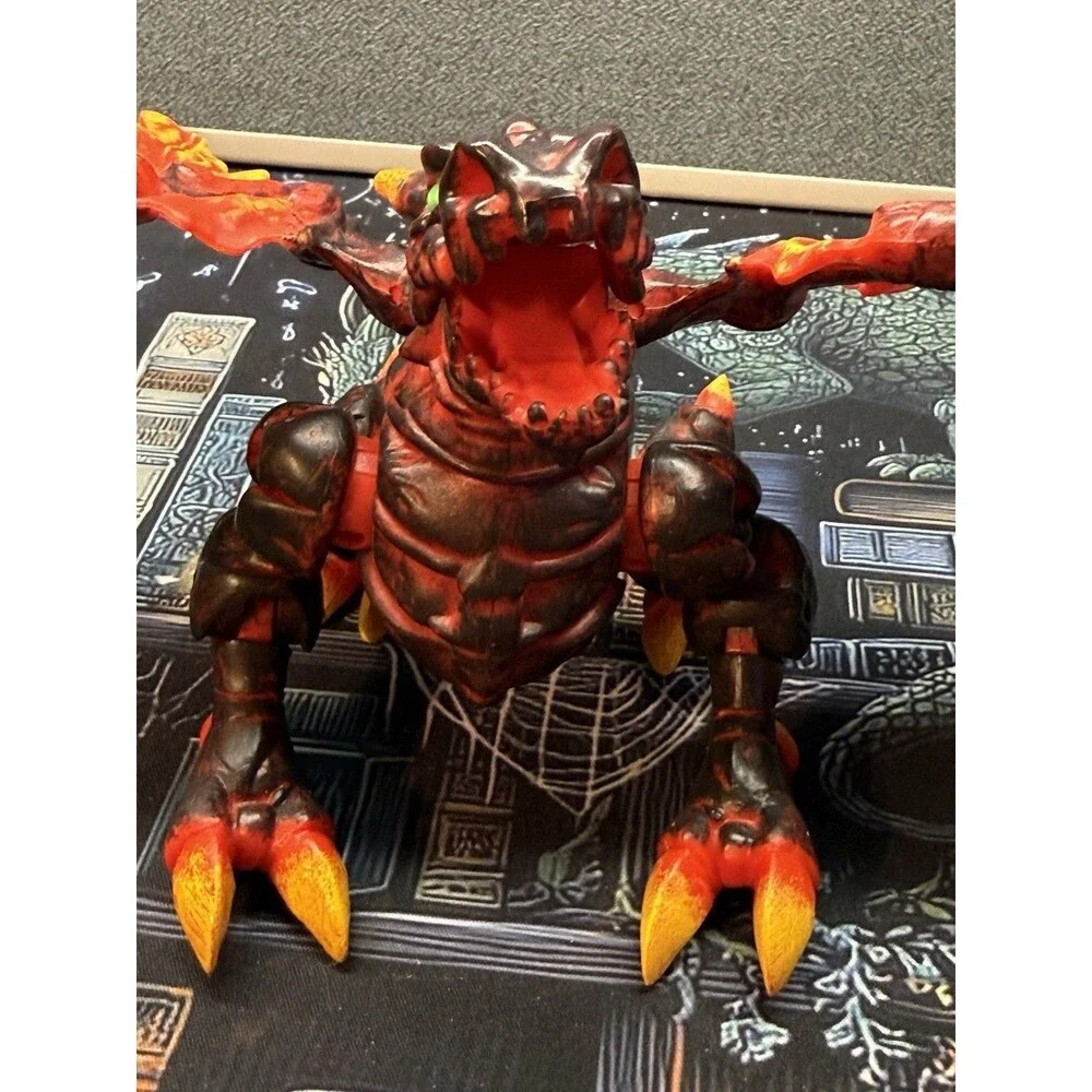 Mega Bloks- Fire & Ice Dragons # 9892 Smoke Dragon Lava Wings Firestorm Retired